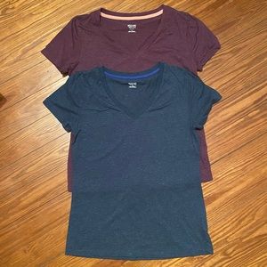 3/$20 Casual V-Neck Tees Set of 2